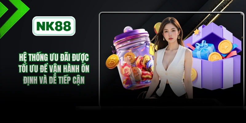 Hệ thống ưu đãi được tối ưu để vận hành ổn định và dễ tiếp cận